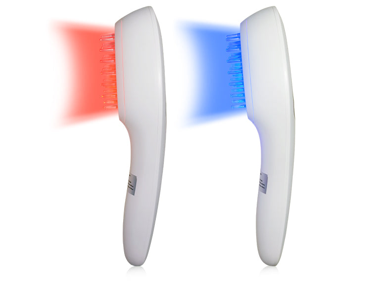 Led Comb Led Phototherapy Comb for Hair Regrowth, Blue & Red Light Therapy for ...