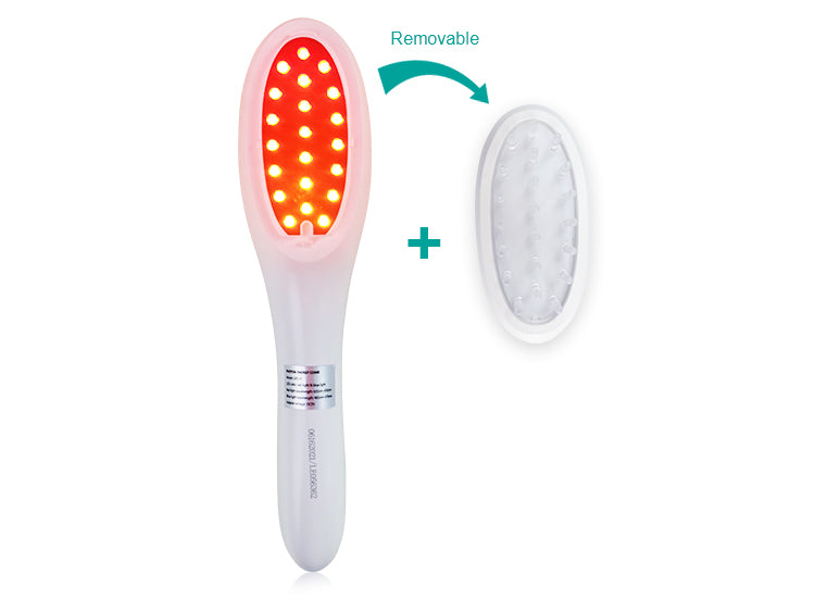 Led Comb Led Phototherapy Comb for Hair Regrowth, Blue & Red Light Therapy for ...